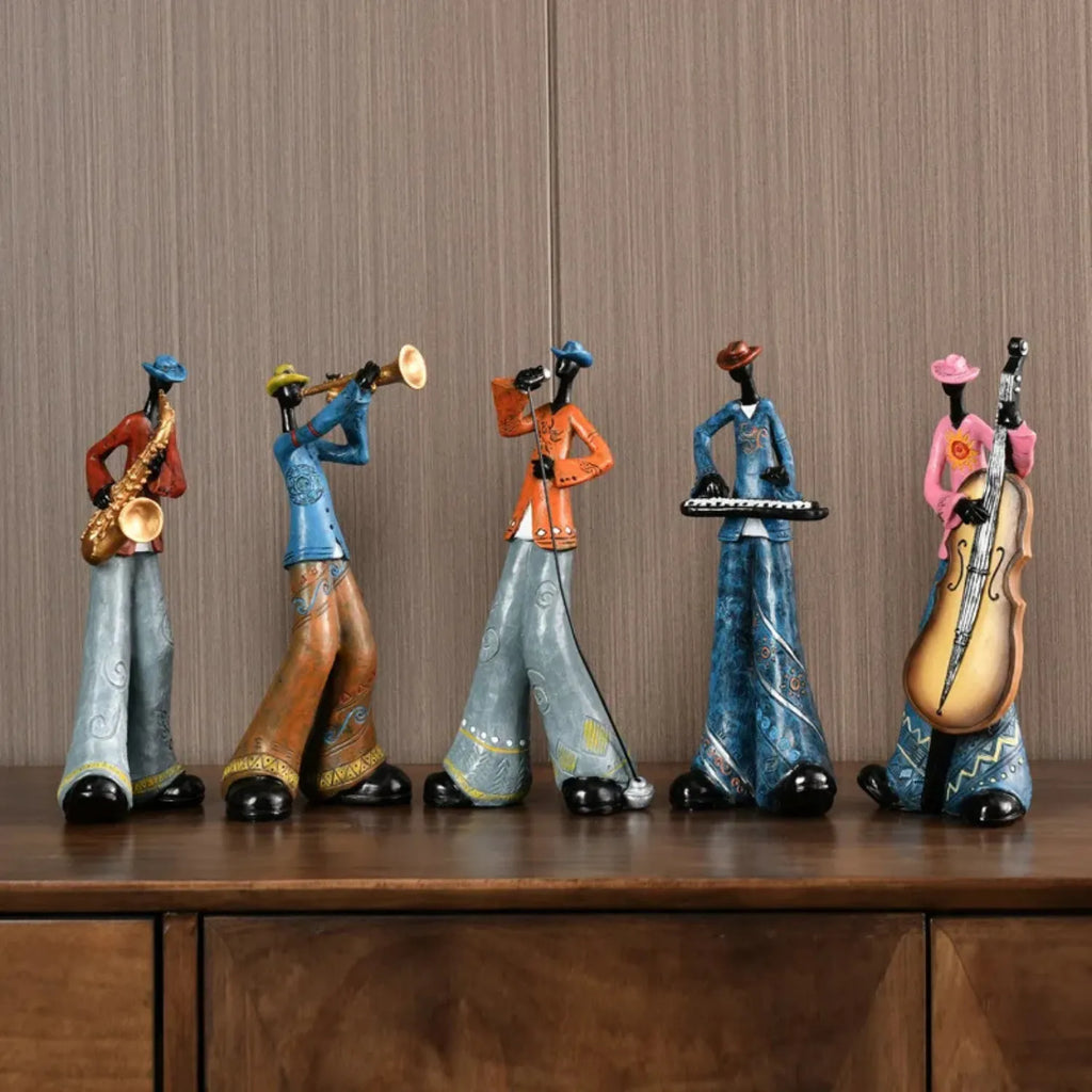 Timeless Melody: A Resin Musical Instrument Sculpture