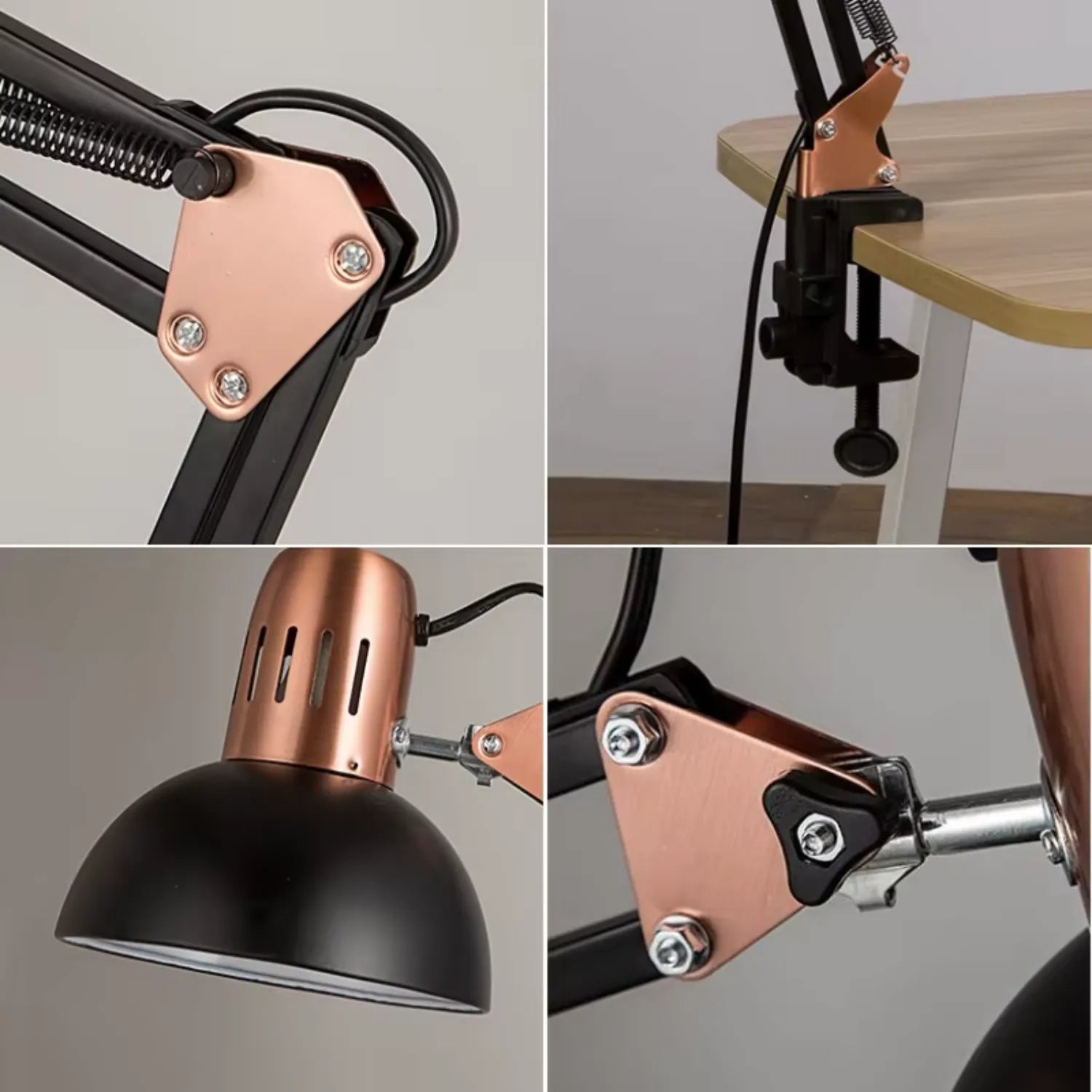 Industrial Swing Arm Lamp: Your Versatile Desk & Reading Light
