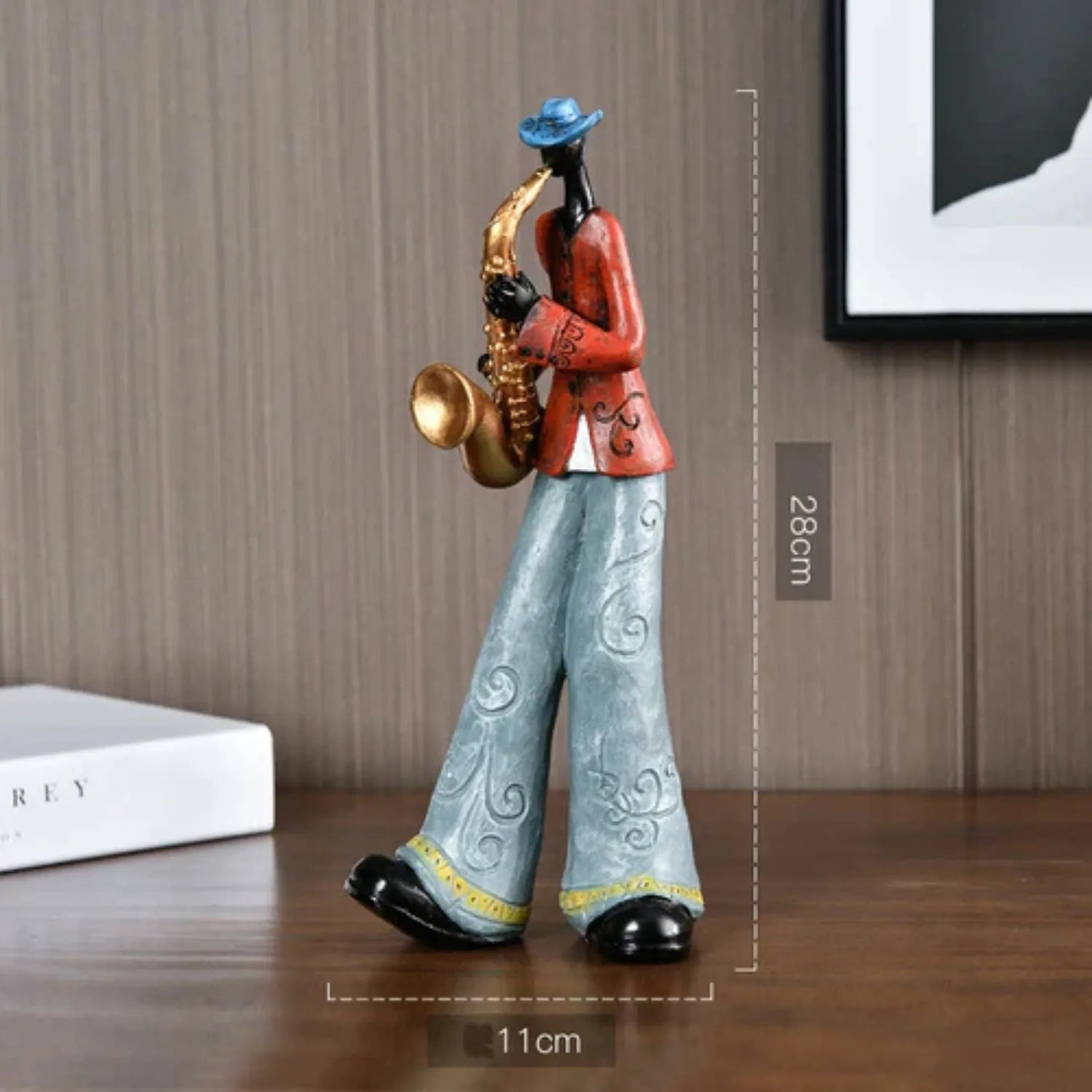 Timeless Melody: A Resin Musical Instrument Sculpture
