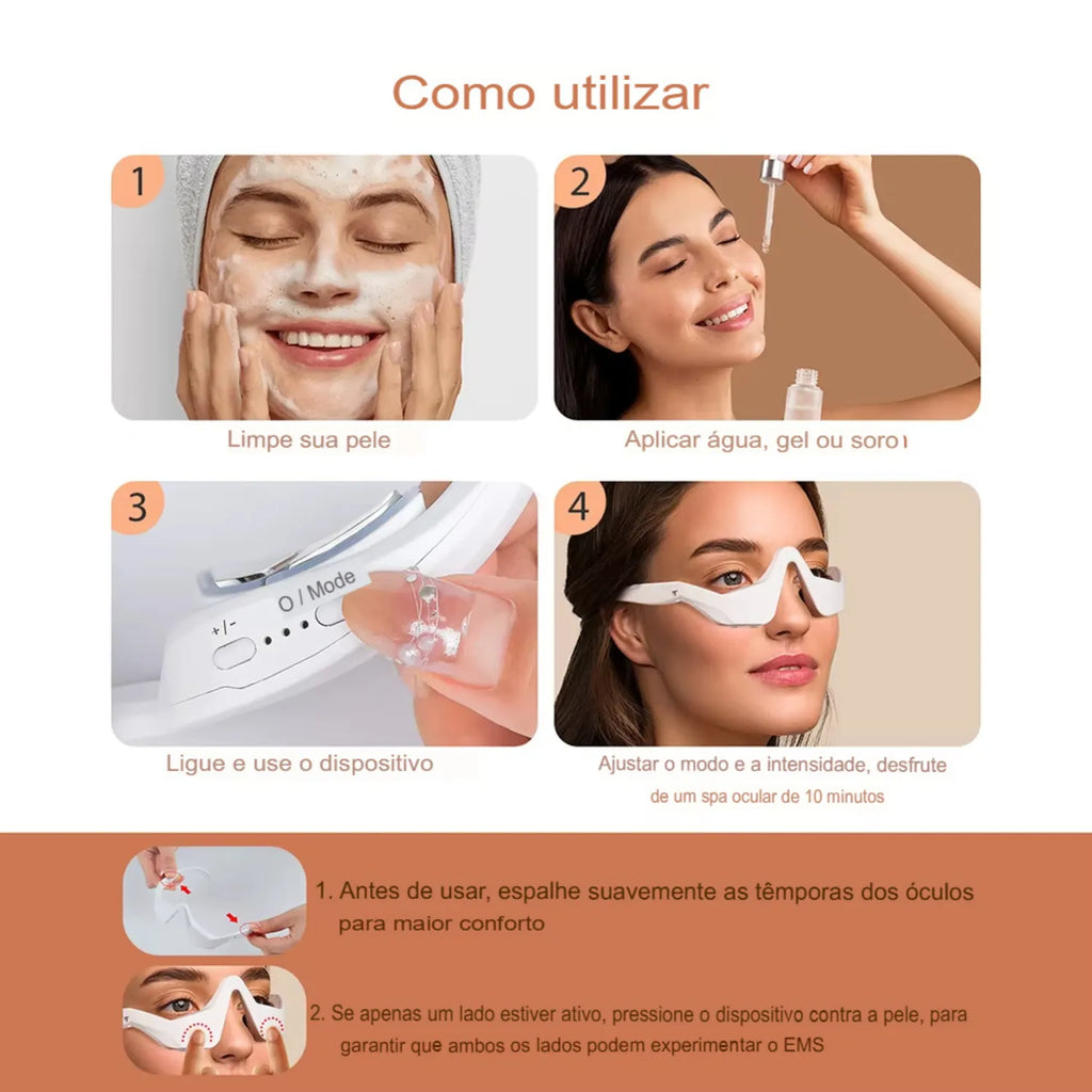 Massagem 3D para Olhos: Olheiras e Fadiga Nunca Mais!
