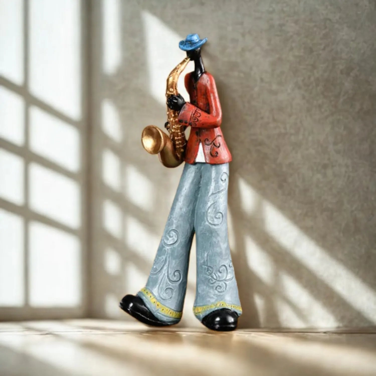 Timeless Melody: A Resin Musical Instrument Sculpture