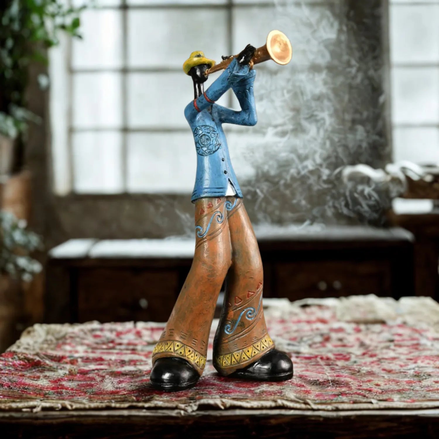 Timeless Melody: A Resin Musical Instrument Sculpture
