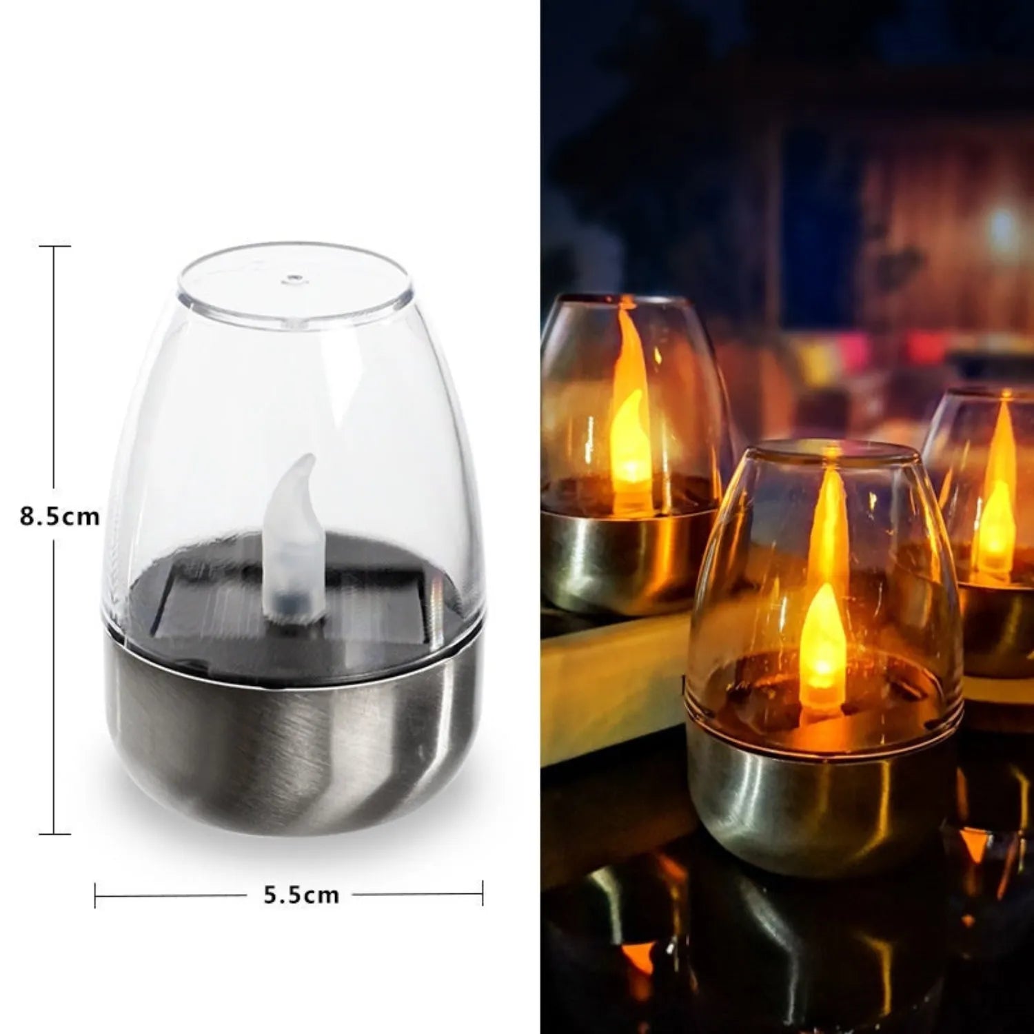 Solar Candle Lamp: A Timeless Glow for Your Garden