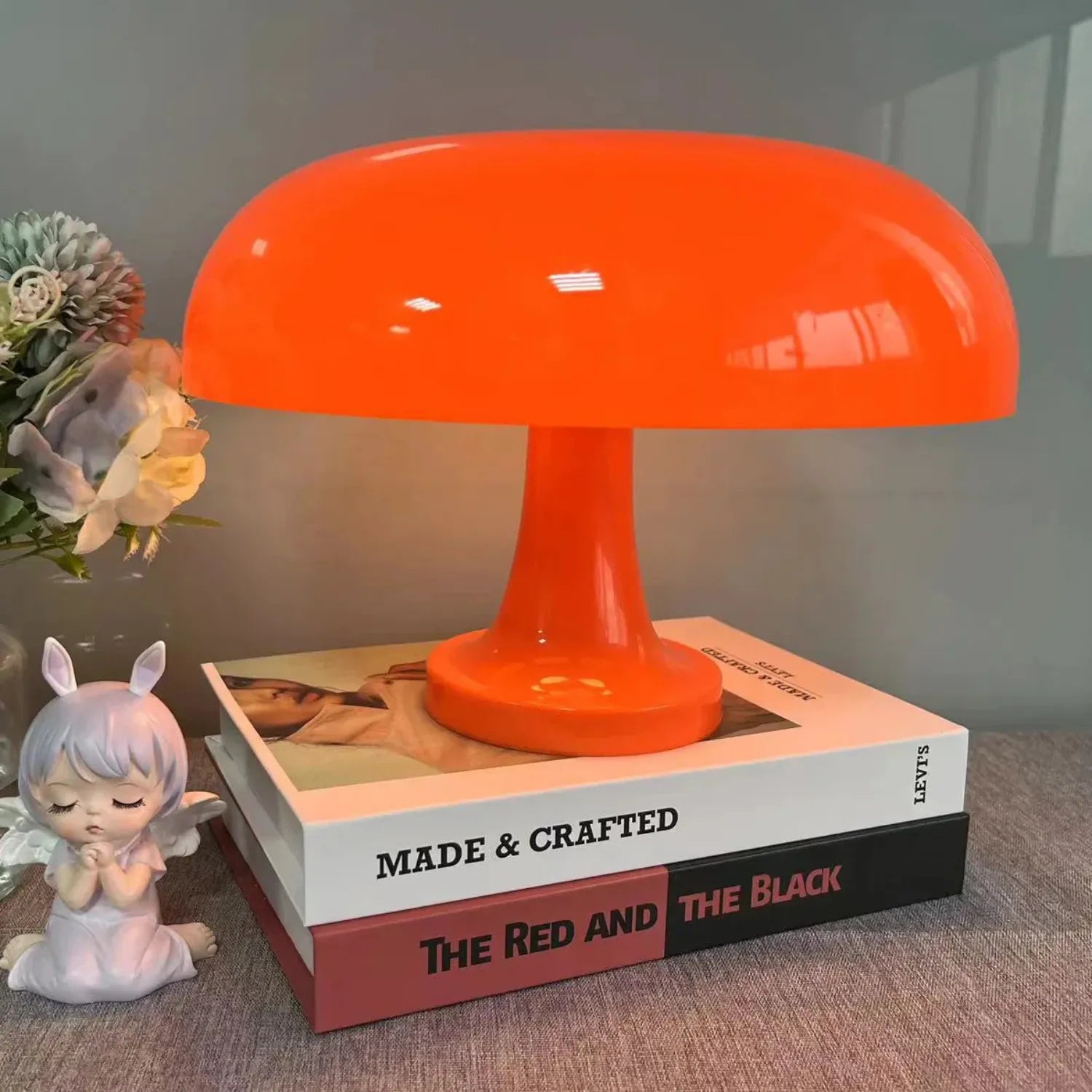 The Danish Modern Mushroom Lamp: A Cordless Accent Light