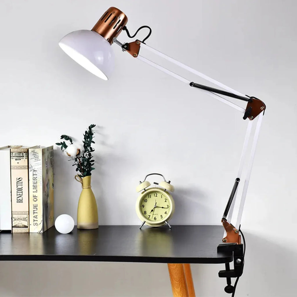 Industrial Swing Arm Lamp: Your Versatile Desk & Reading Light