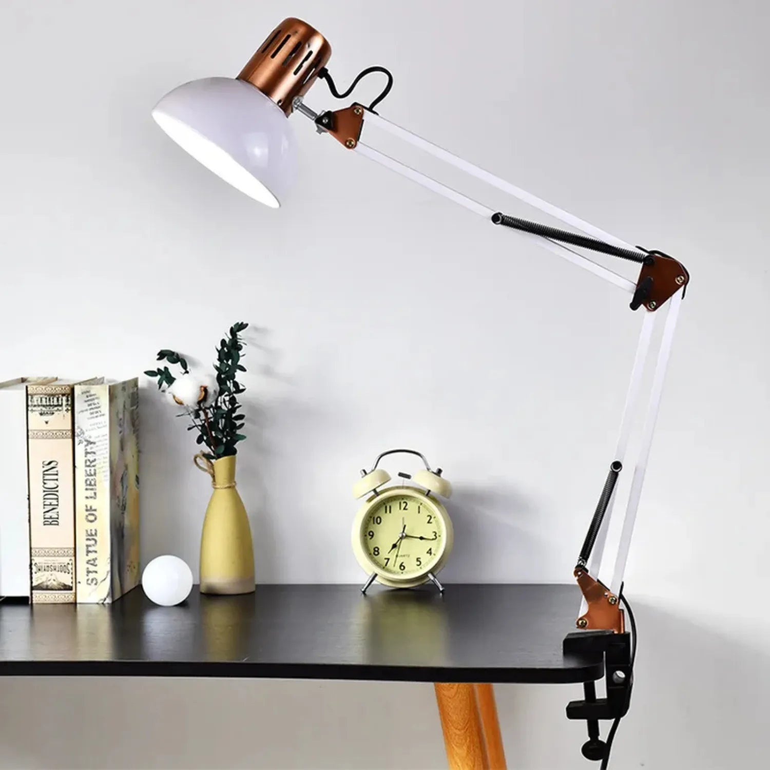 Industrial Swing Arm Lamp: Your Versatile Desk & Reading Light