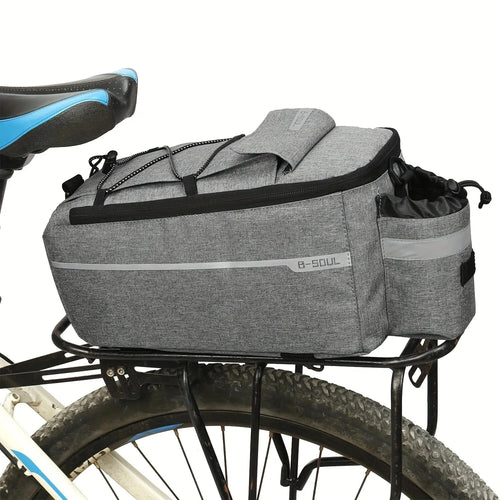 Bolsa para Bagageiro de Bicicleta 10L - Impermeável para Ciclismo e Aventuras
