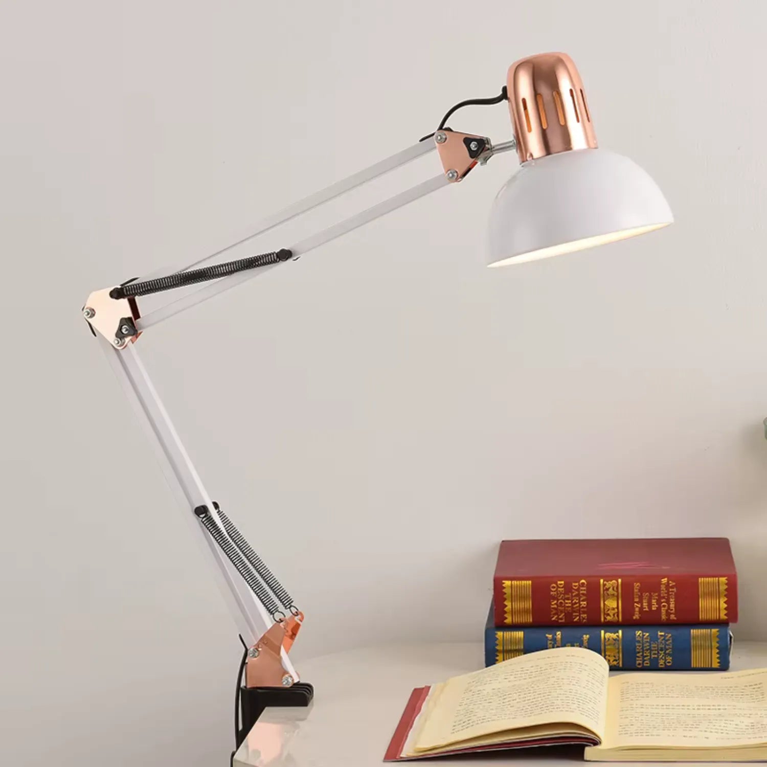 Industrial Swing Arm Lamp: Your Versatile Desk & Reading Light