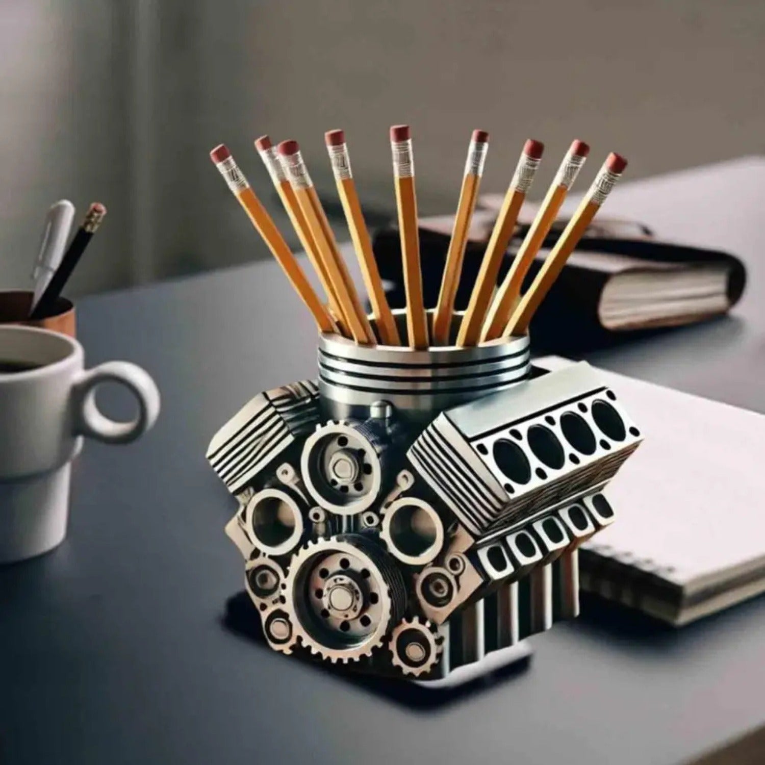 V8 Engine Desk Organizer: Your Desk’s New Horsepower