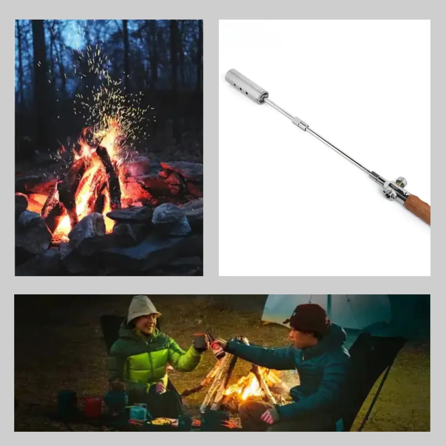 Acendedor Longo para Camping | Praticidade e Segurança