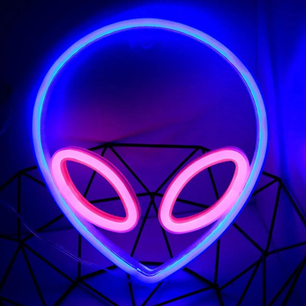Cosmic Glow: Alien LED Neon Sign