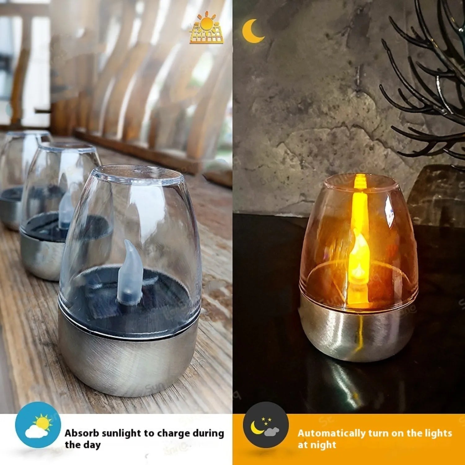 Solar Candle Lamp: A Timeless Glow for Your Garden