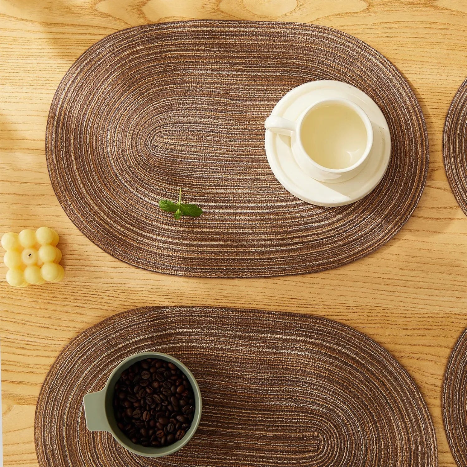 Braided Oval Placemats: Timeless Elegance for Your Table