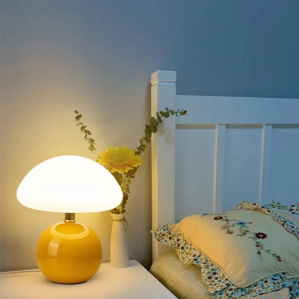 The Mushroom Lamp: A Timeless Ceramic Light for Your Home