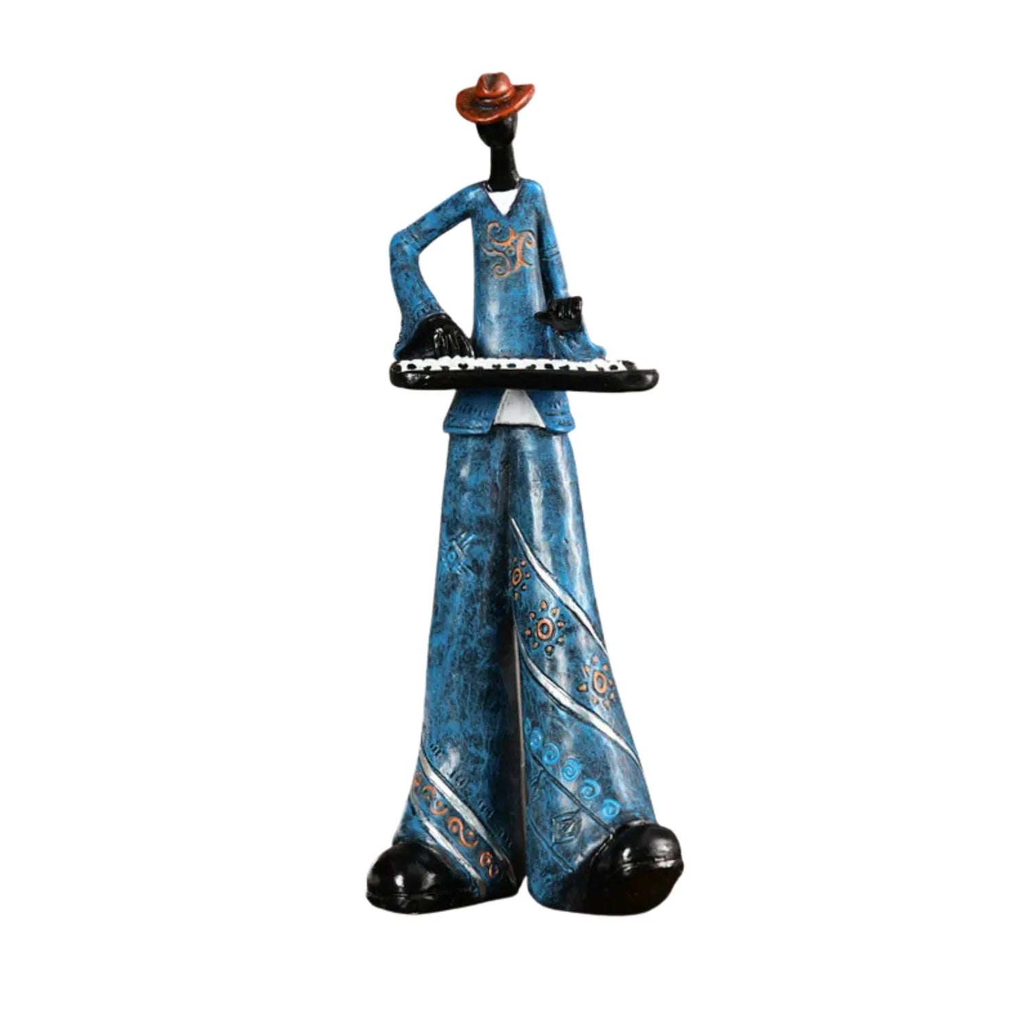 Timeless Melody: A Resin Musical Instrument Sculpture