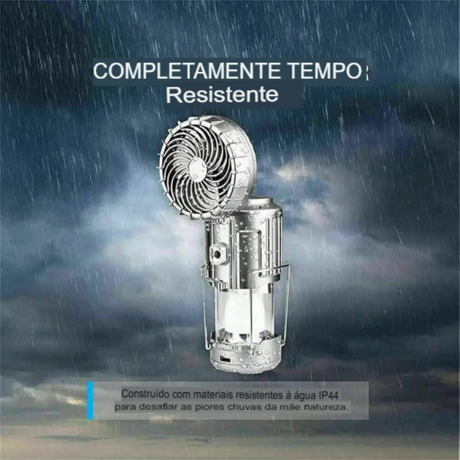 Lanterna Solar com Ventilador para Camping: Sua Aventura com Conforto!