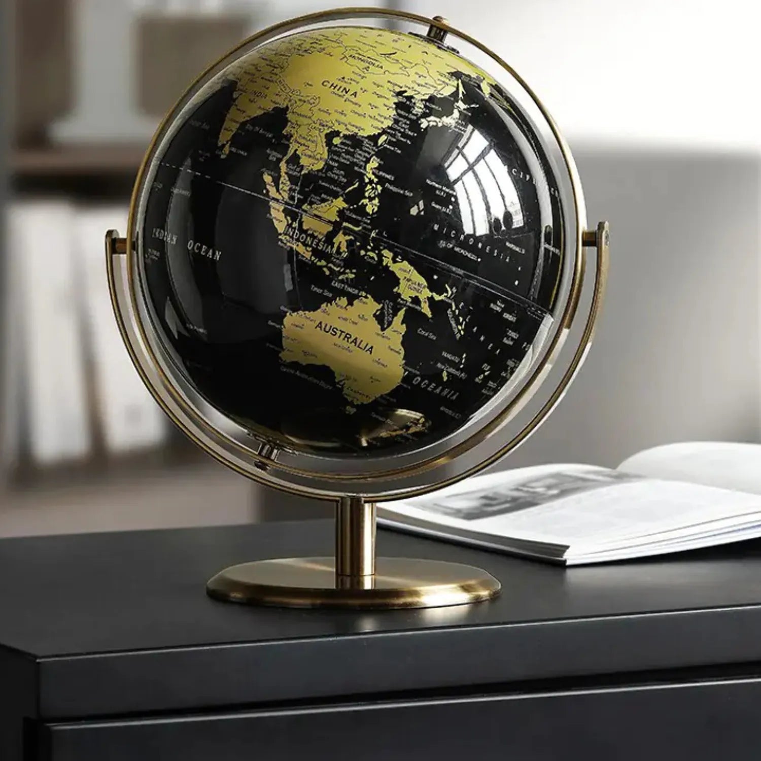 The World at Your Fingertips | A Retro Map Globe for Home &amp; Office