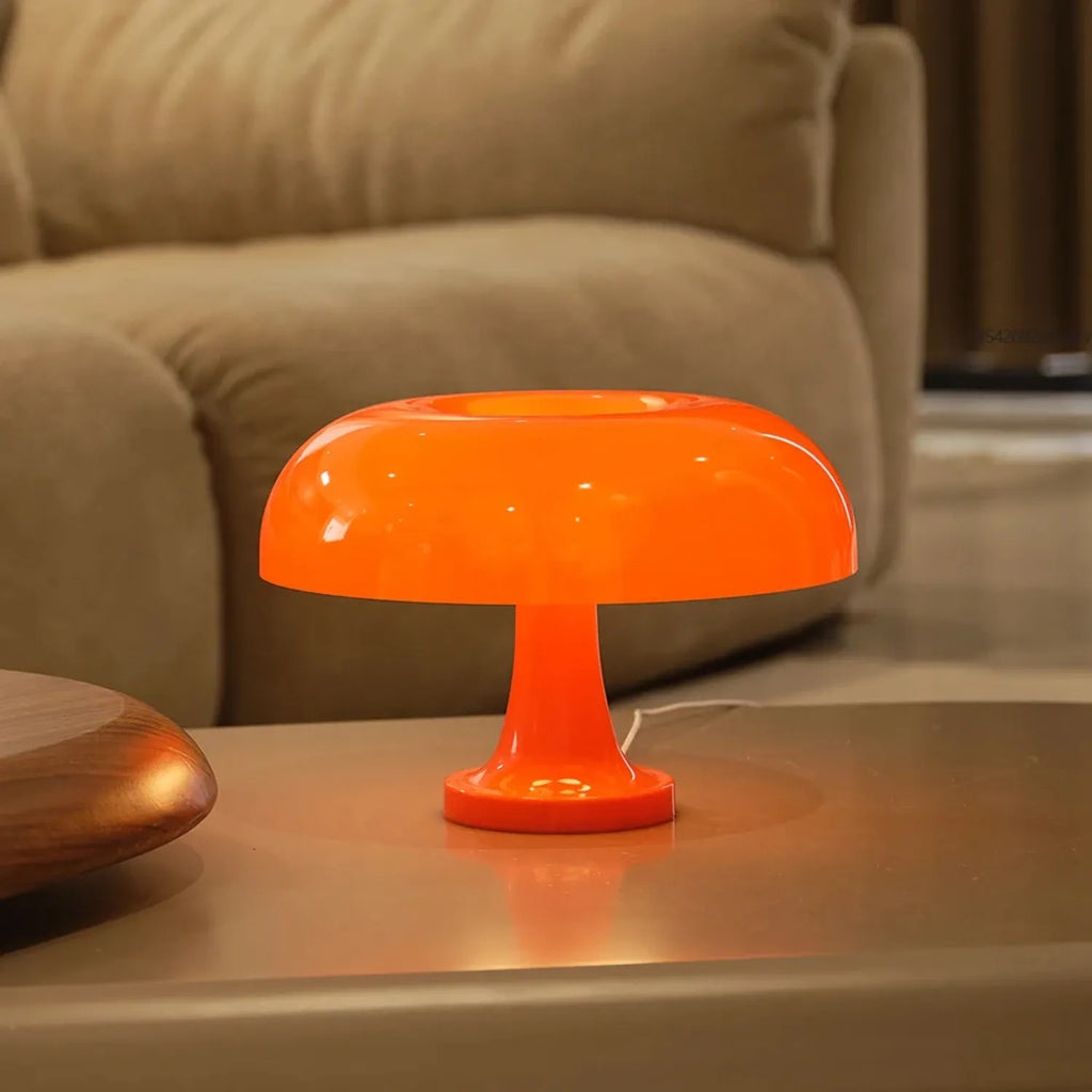 The Danish Modern Mushroom Lamp: A Cordless Accent Light