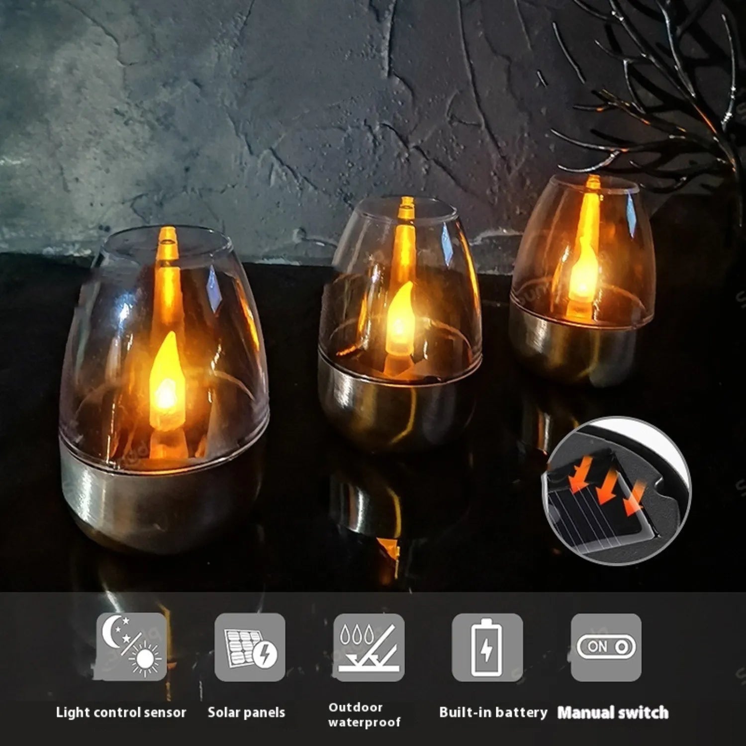 Solar Candle Lamp: A Timeless Glow for Your Garden