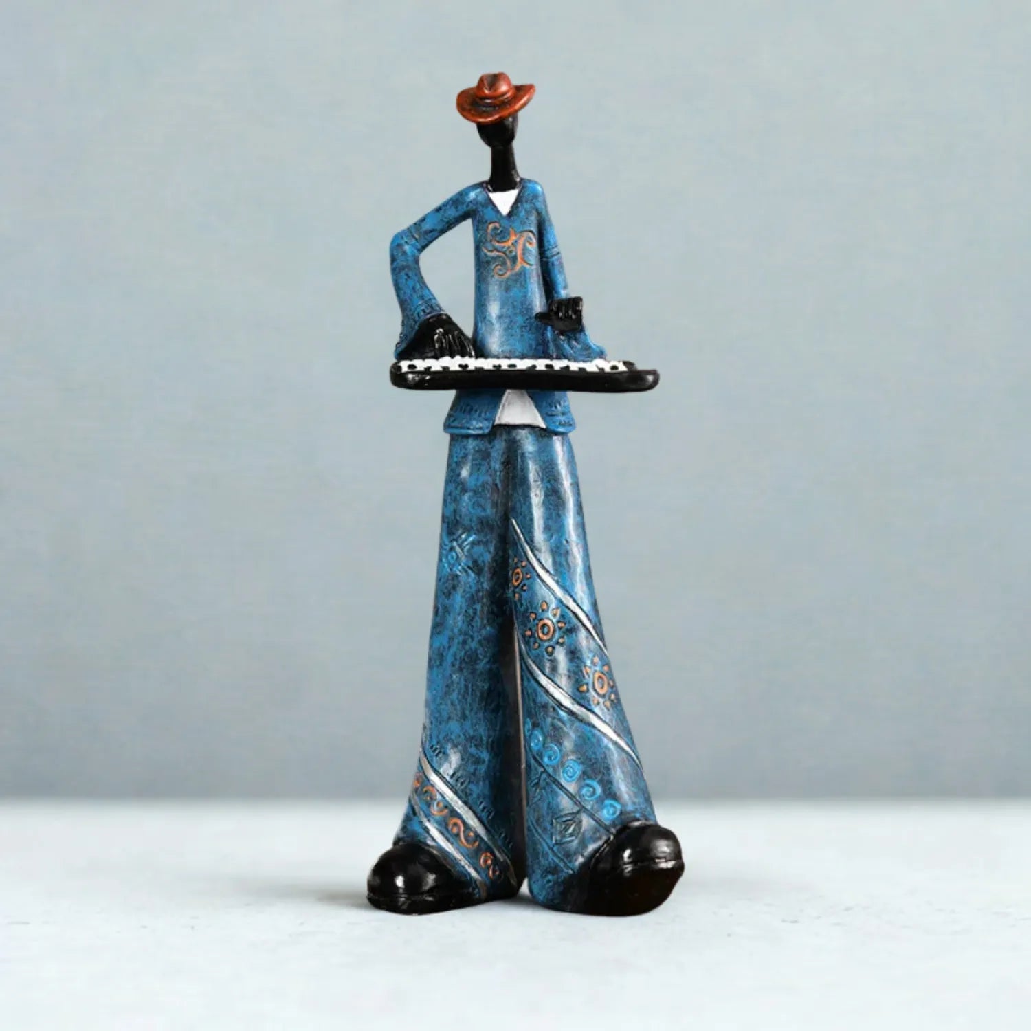 Timeless Melody: A Resin Musical Instrument Sculpture