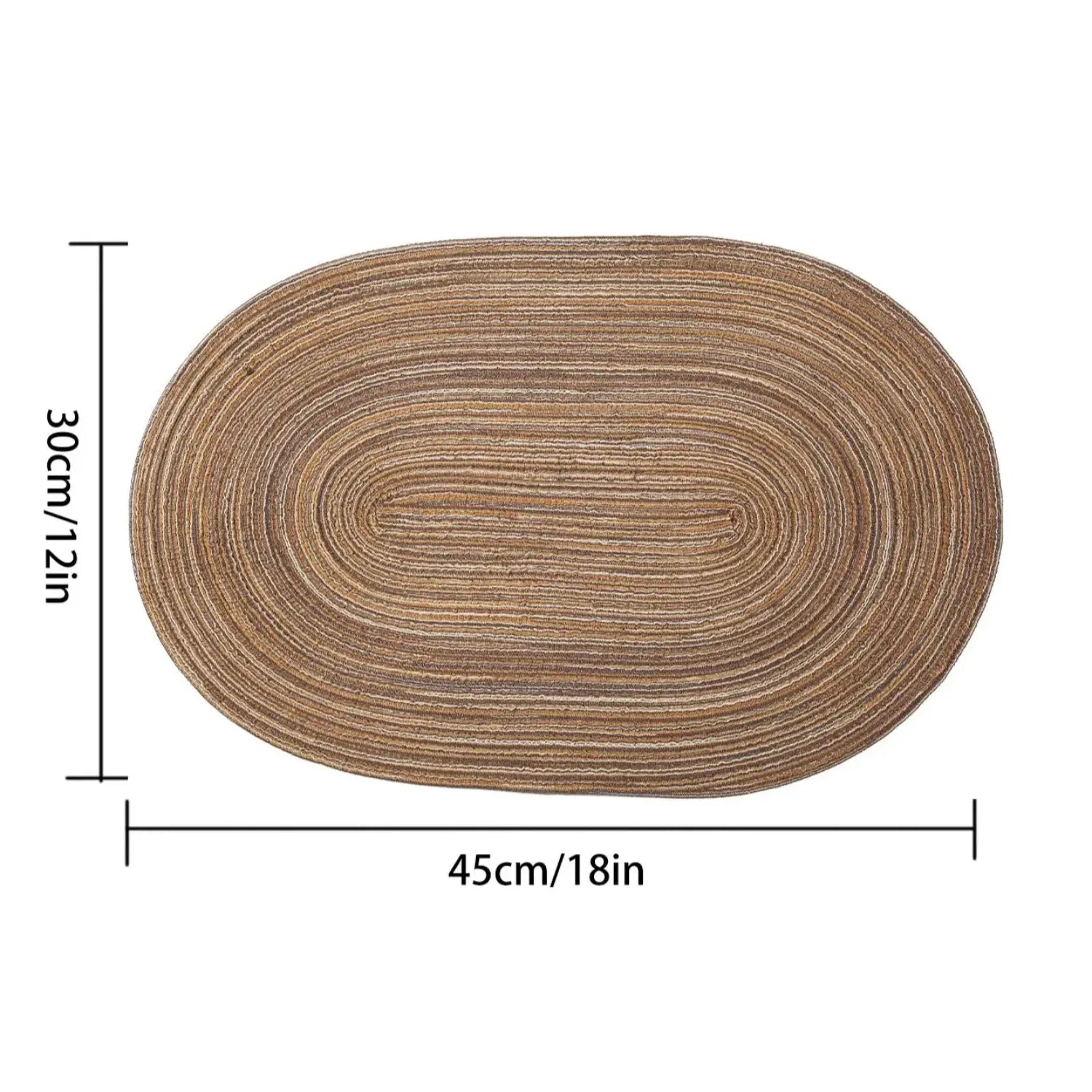 Braided Oval Placemats: Timeless Elegance for Your Table