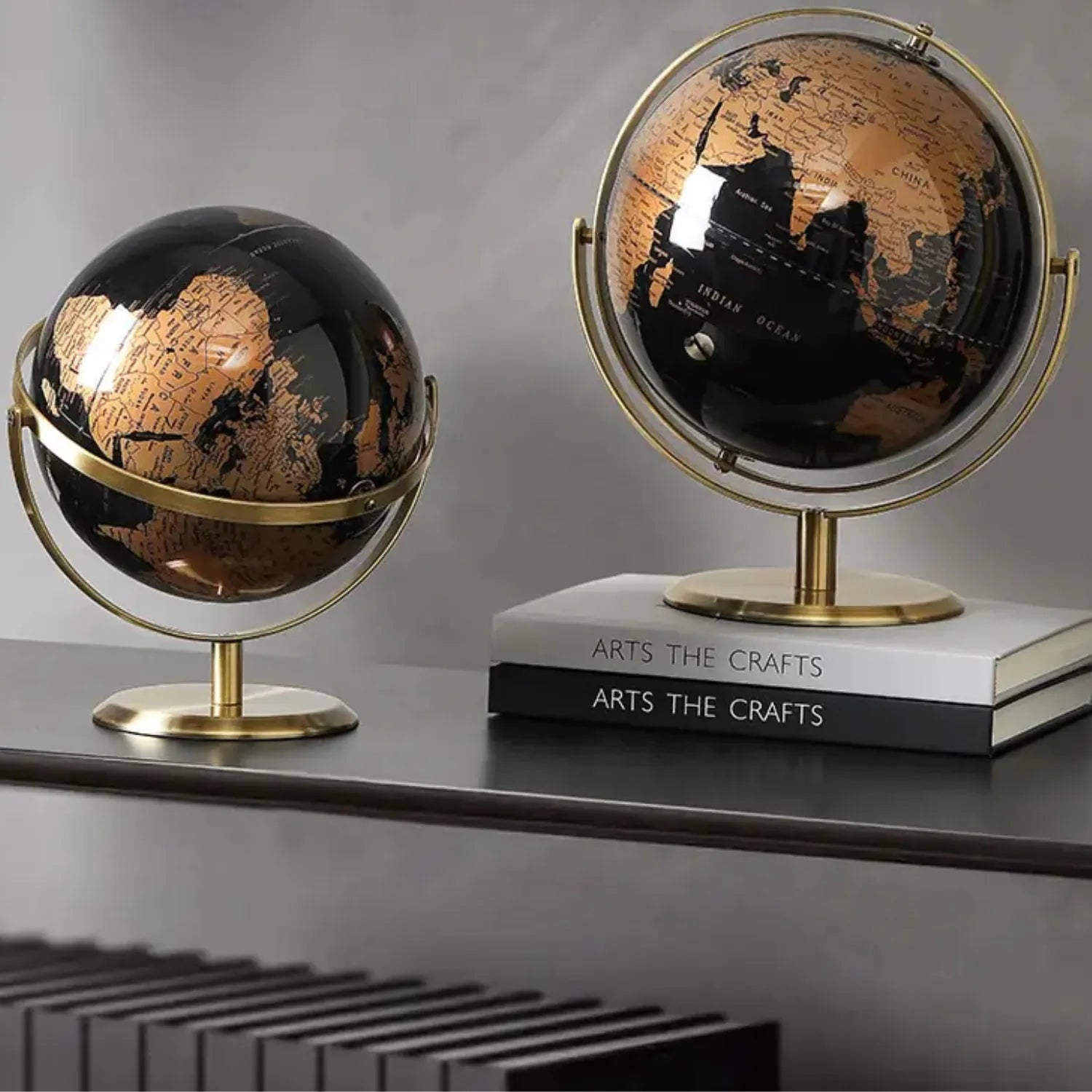 The World at Your Fingertips | A Retro Map Globe for Home &amp; Office