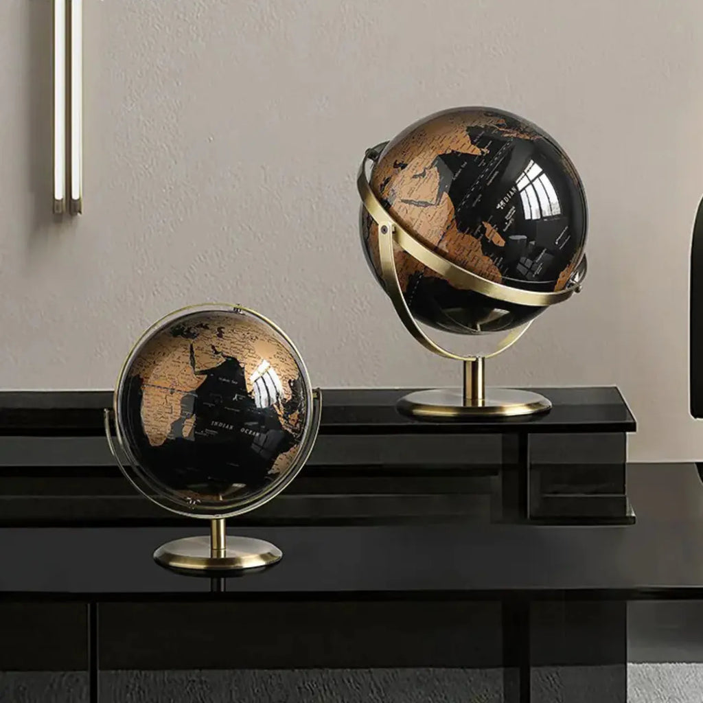 The World at Your Fingertips | A Retro Map Globe for Home &amp; Office