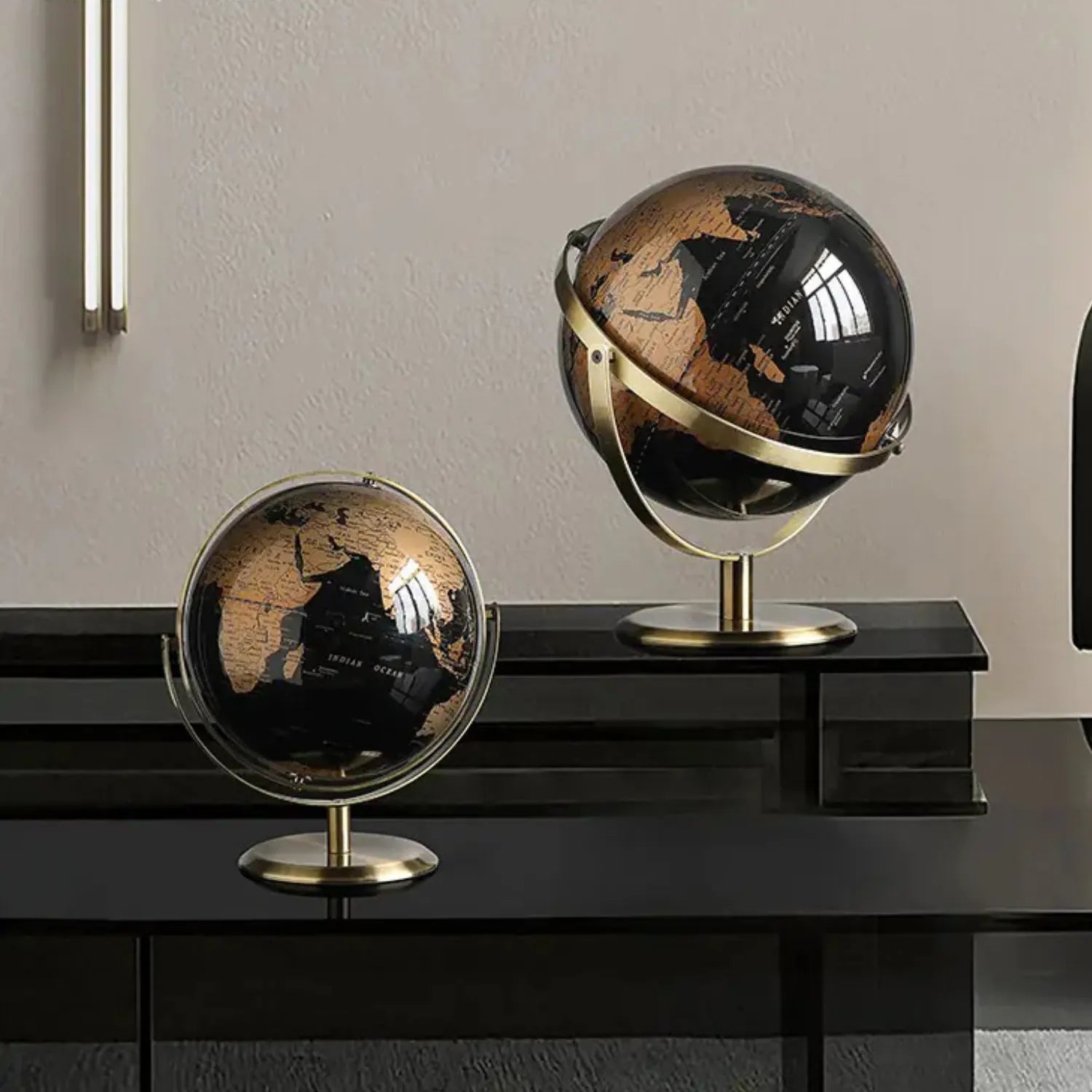 The World at Your Fingertips | A Retro Map Globe for Home &amp; Office