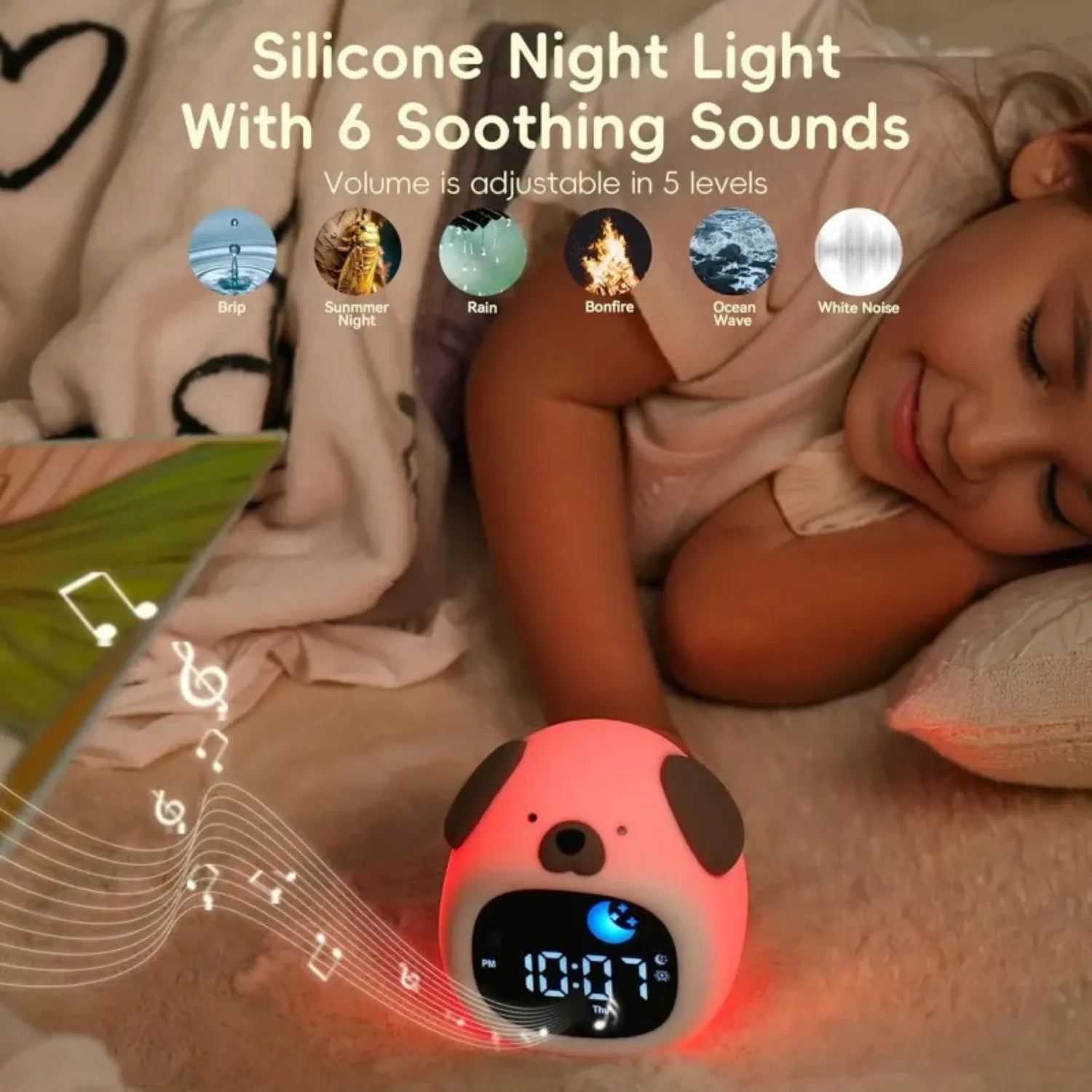 Pup-Perfect | The Puppy-Shaped Kids' Alarm Clock