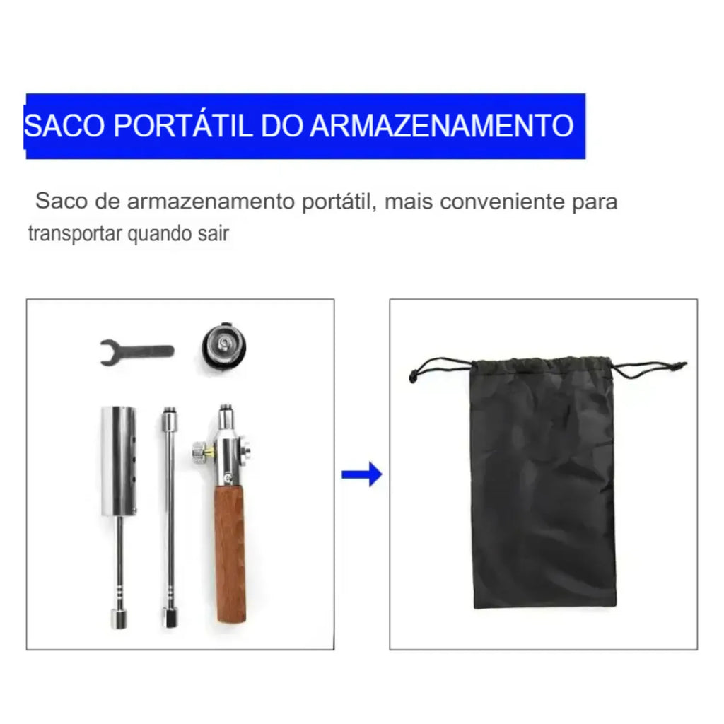 Acendedor Longo para Camping | Praticidade e Segurança
