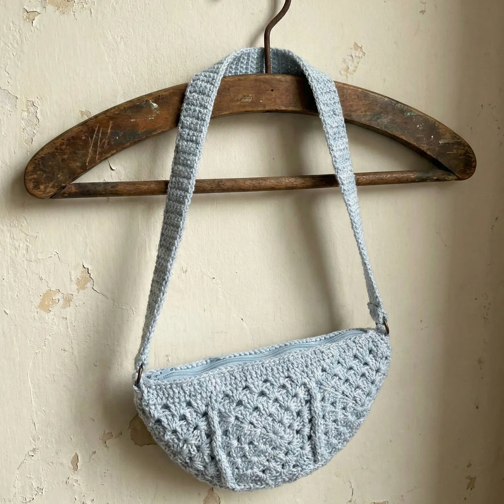 Bolsa de crochê artesanal 