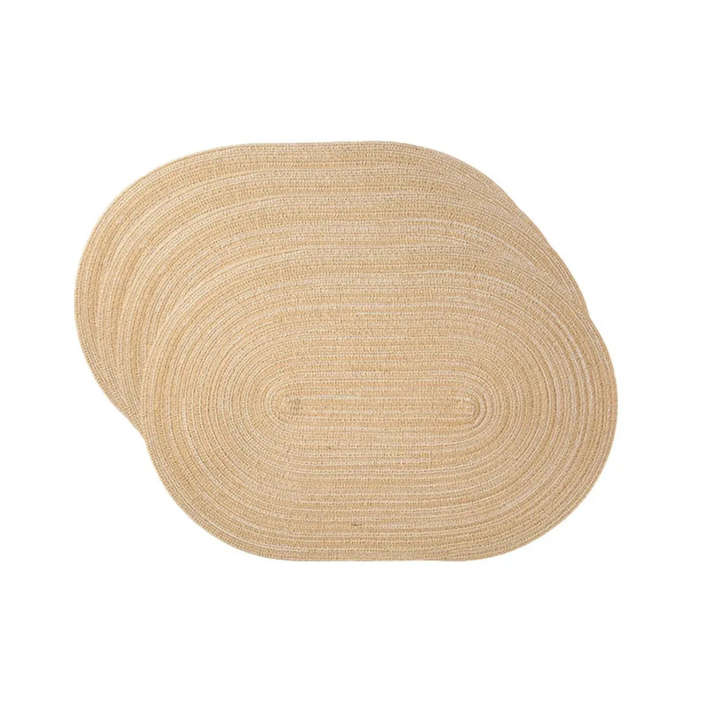 Braided Oval Placemats: Timeless Elegance for Your Table