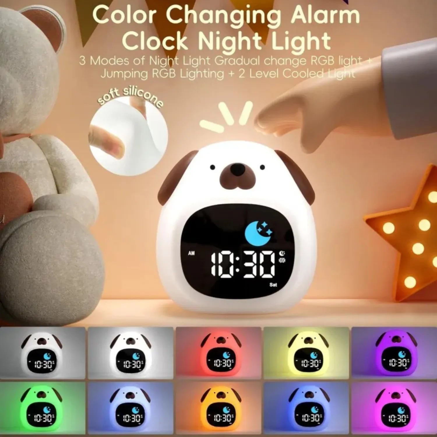 Pup-Perfect | The Puppy-Shaped Kids' Alarm Clock