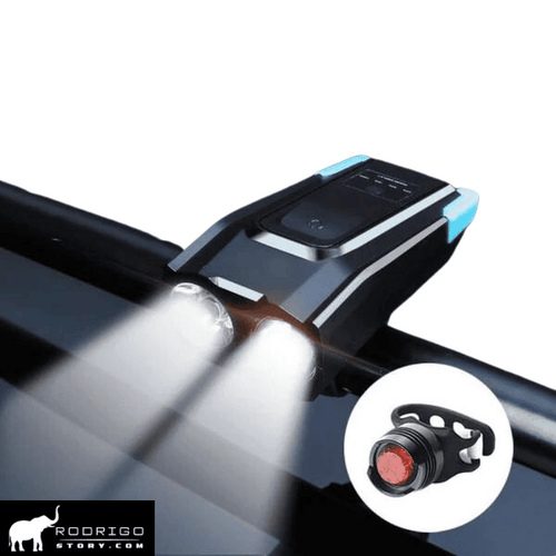 O farol de LED Premium é equipado com sensor que adapta a Intensidade da Luz com o ambiente, podendo também ser controlado Manualmente. Também possui sensor para Ligar e Desligar, quando sente a Bicicleta vibrar ele Liga, após 3 minutos parada ele desliga.