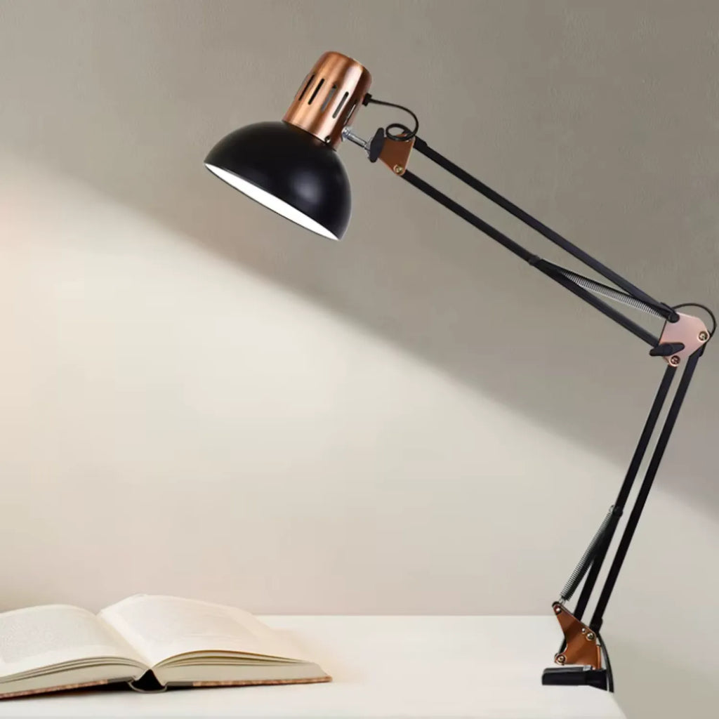 Industrial Swing Arm Lamp: Your Versatile Desk & Reading Light