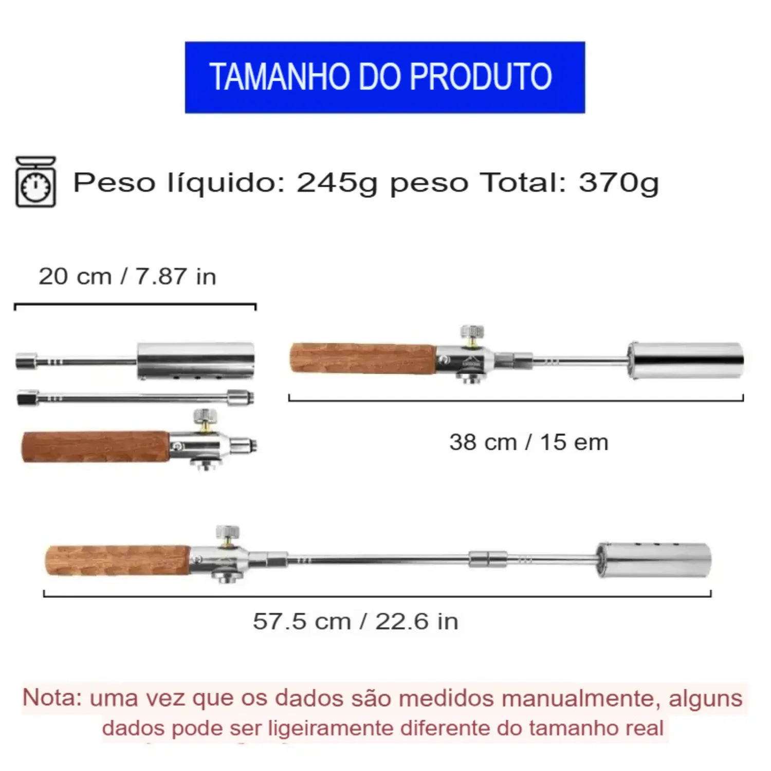Acendedor Longo para Camping | Praticidade e Segurança